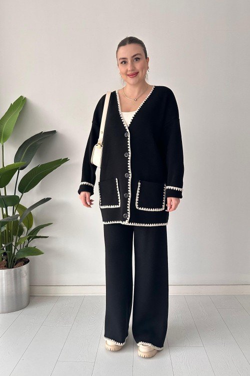 Crochet Cardigan Set