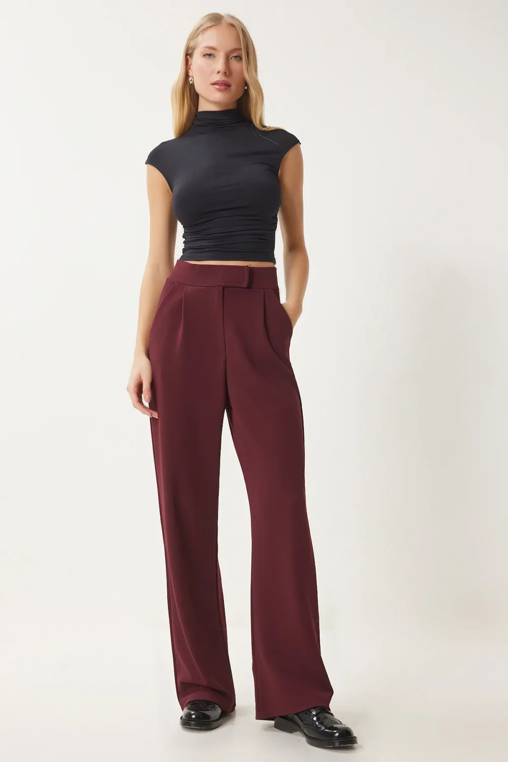 Waist Velcro Comfortable Palazzo Trousers