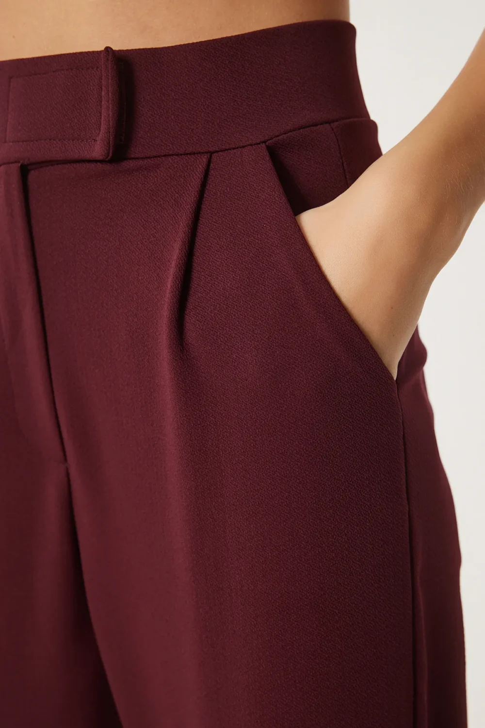 Waist Velcro Comfortable Palazzo Trousers - Image 5