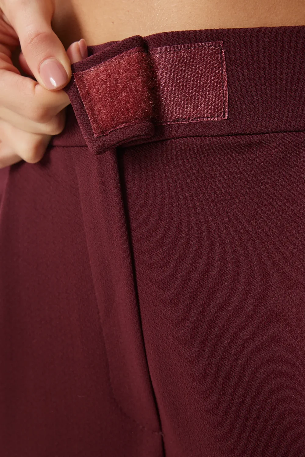 Waist Velcro Comfortable Palazzo Trousers - Image 4