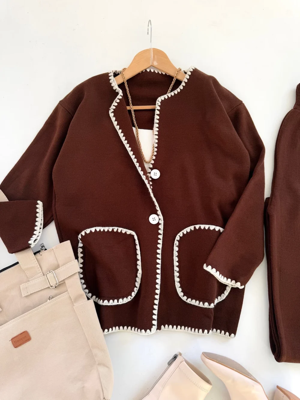 Shepherd Stitched Knitwear Suit - Image 4