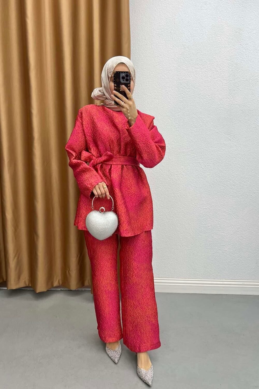 Pattern Jacquard Suit - Image 8