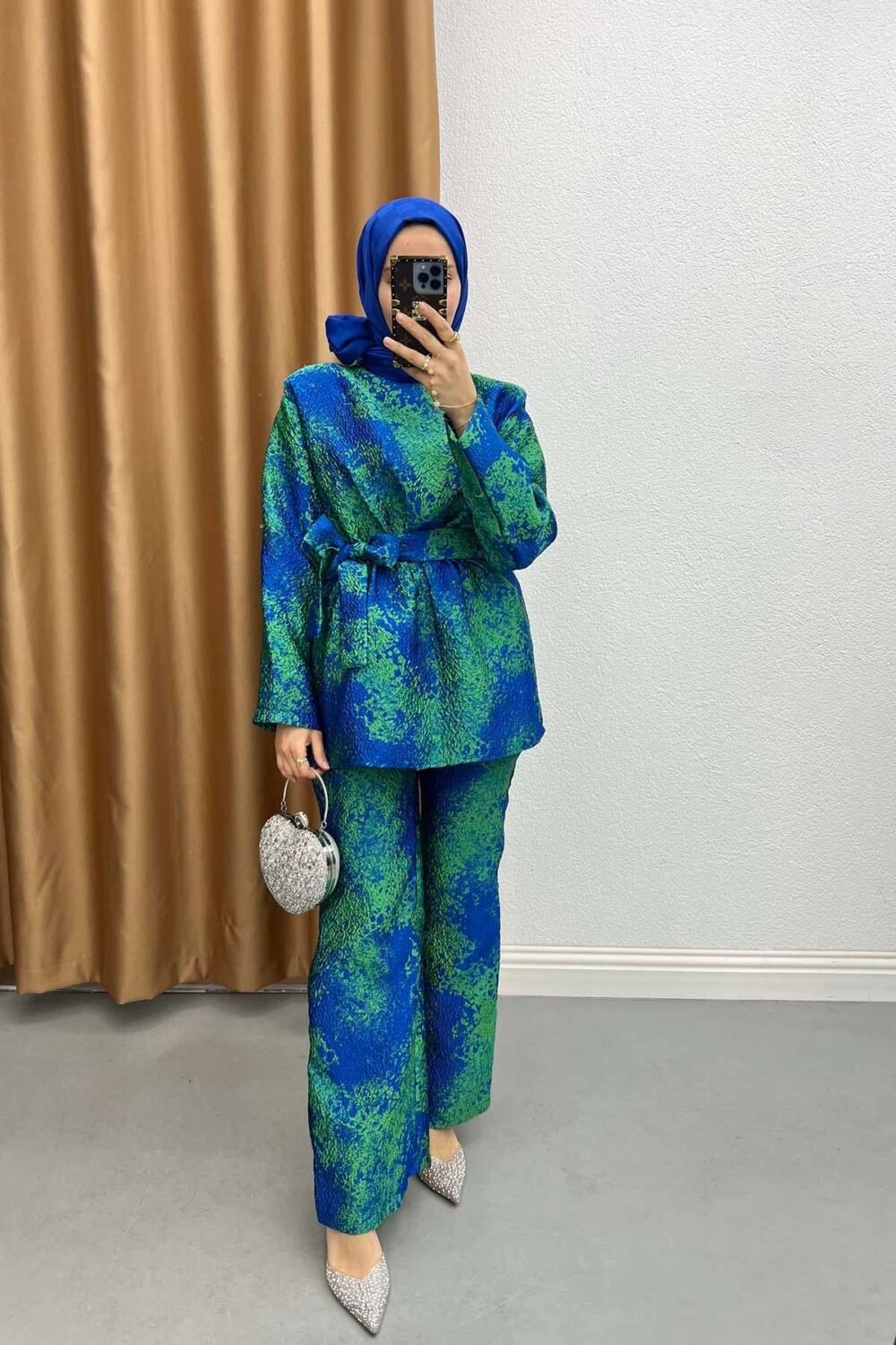 Pattern Jacquard Suit - Image 2