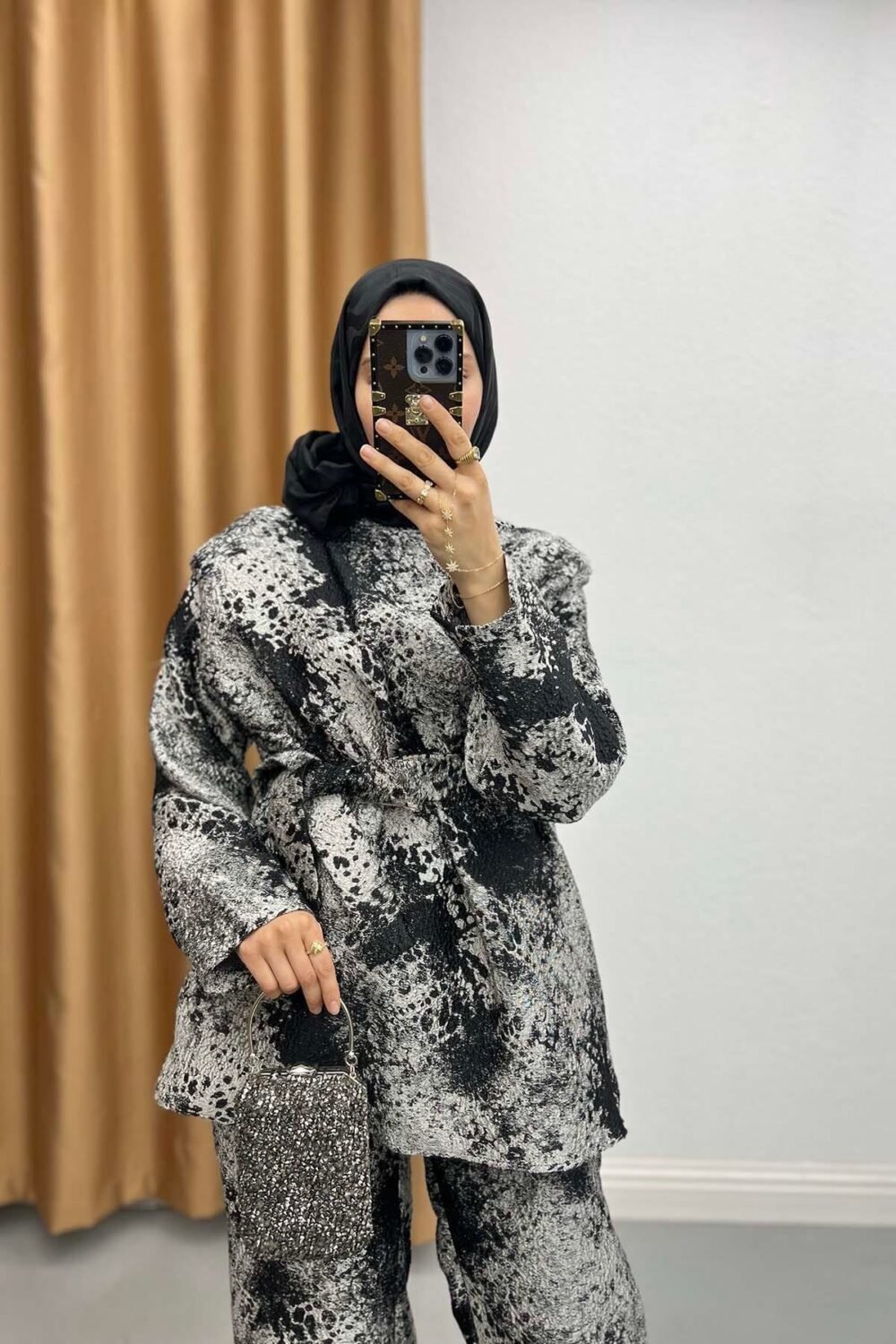 Pattern Jacquard Suit - Image 11