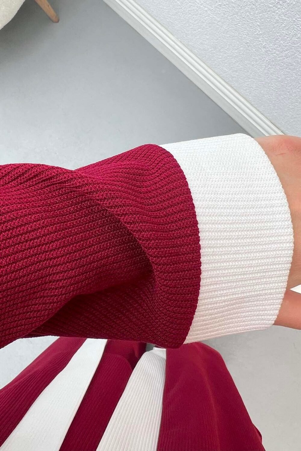 Three Piece Suit Claret Red - Image 3