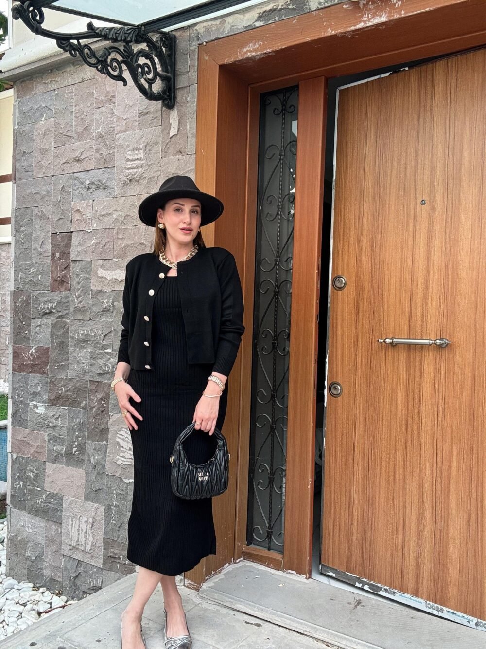 Jacket and Dress Knitwear Set - Image 14