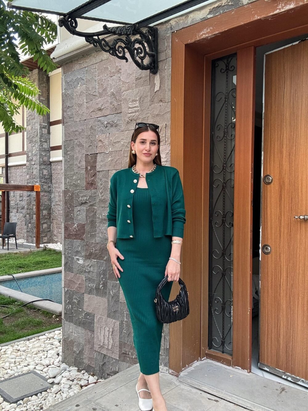 Jacket and Dress Knitwear Set - Image 10