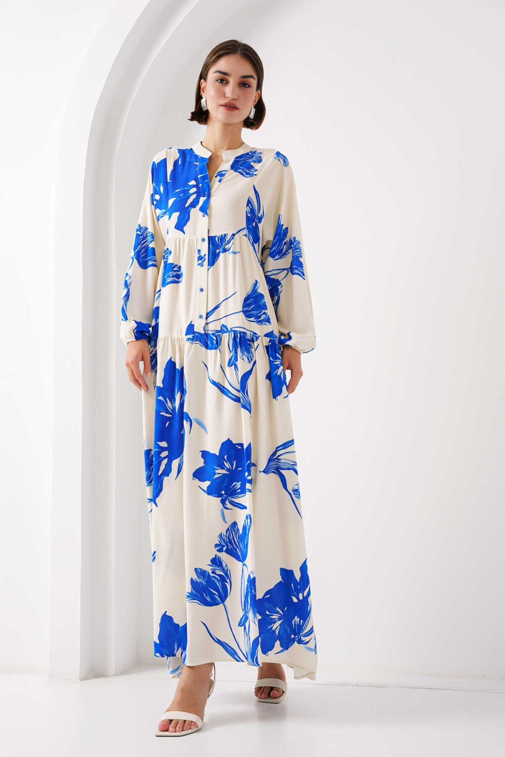 Authentic Patterned Dress - Image 3