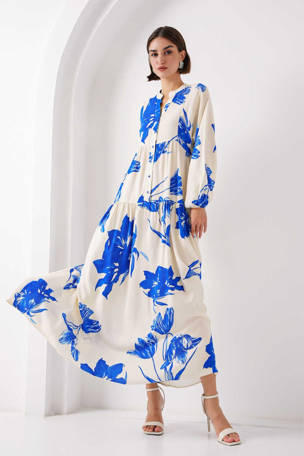 Authentic Patterned Dress - Image 4