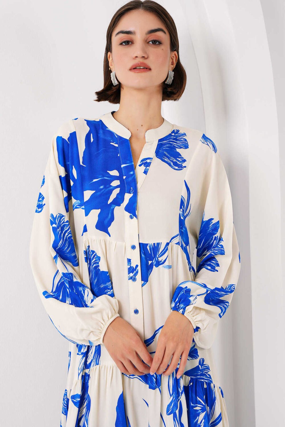 Authentic Patterned Dress - Image 5