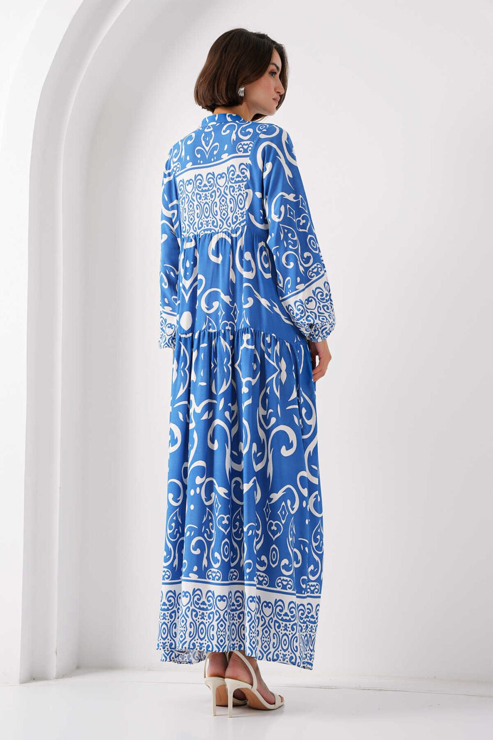 Authentic Patterned Dress - Image 9