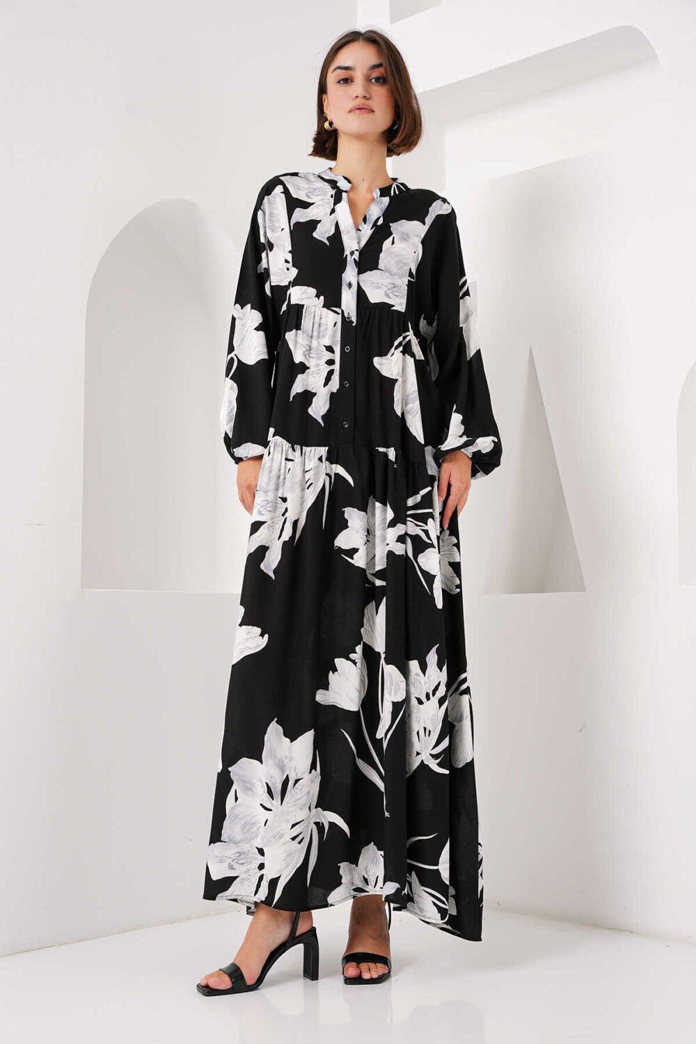 Authentic Patterned Dress - Image 10