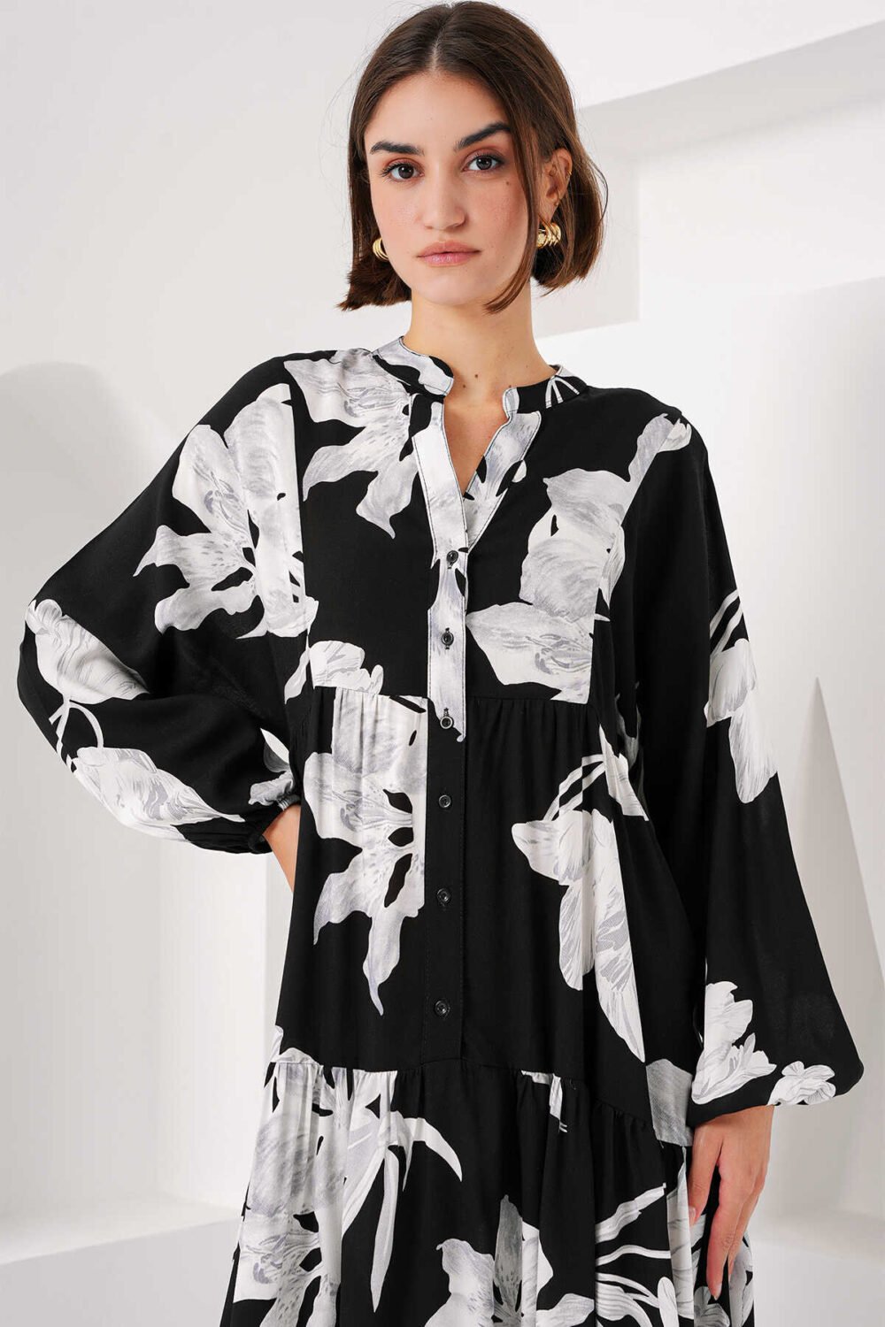 Authentic Patterned Dress - Image 8