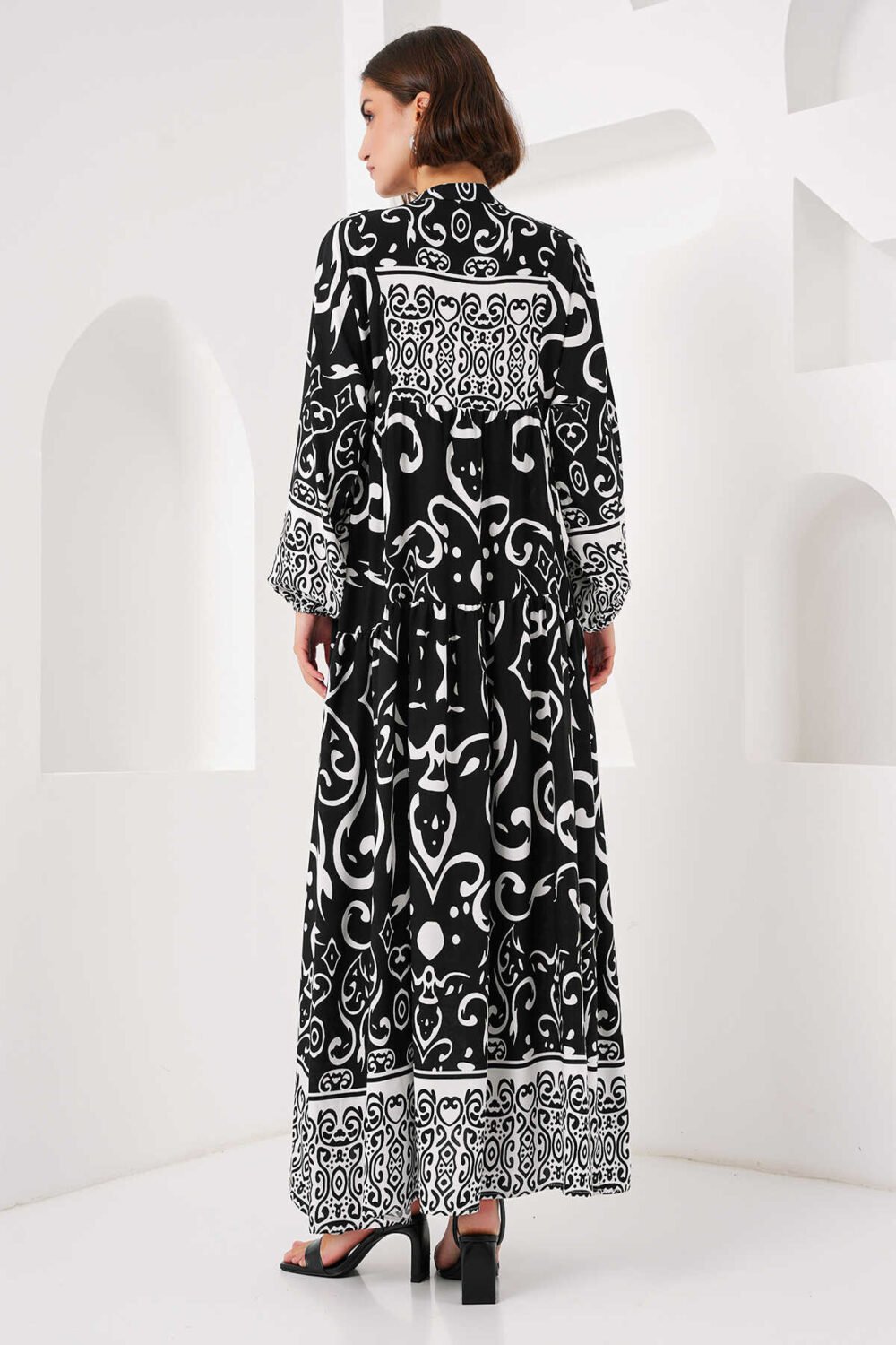 Authentic Patterned Dress - Image 22