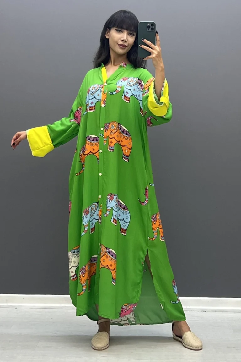 Elephant Pattern Dress