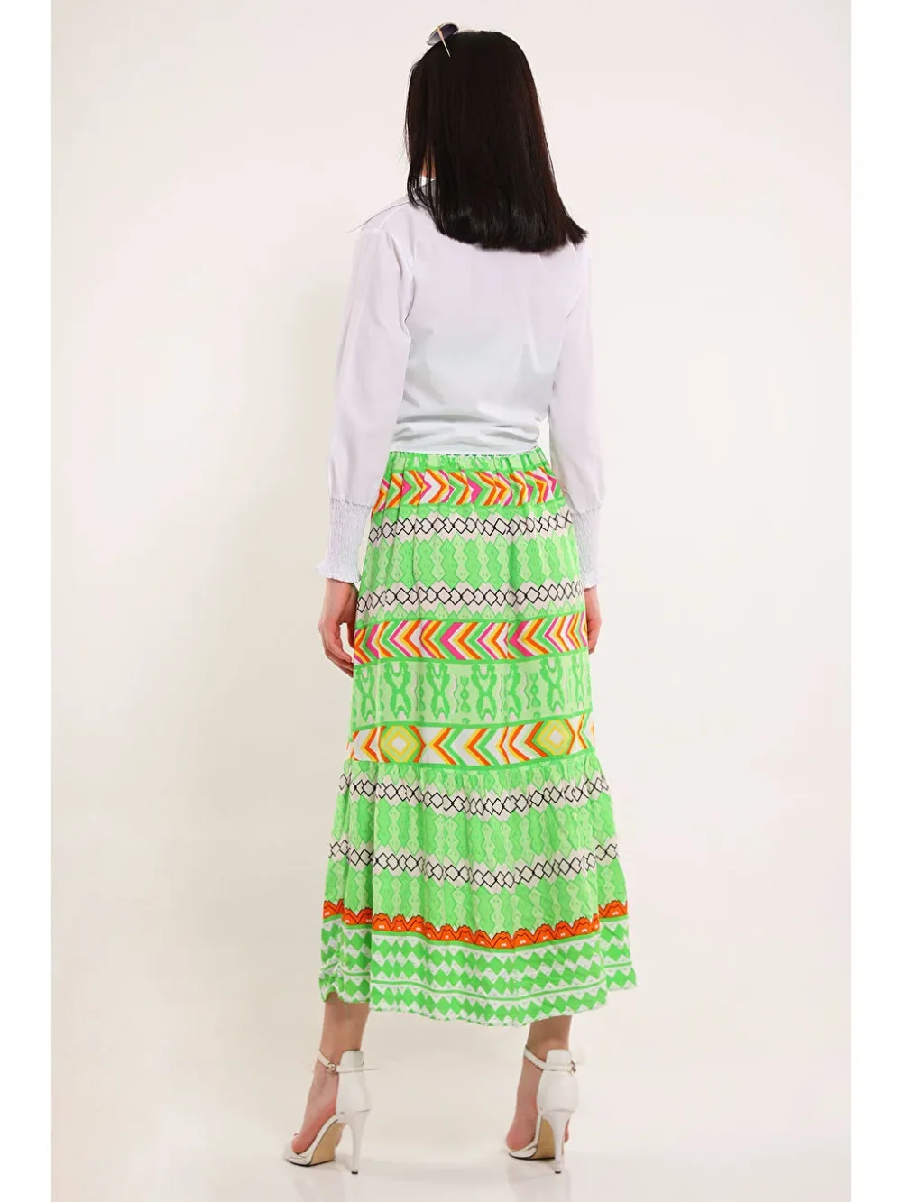 Green Women's Shirt Dress Two Piece Set - Image 6