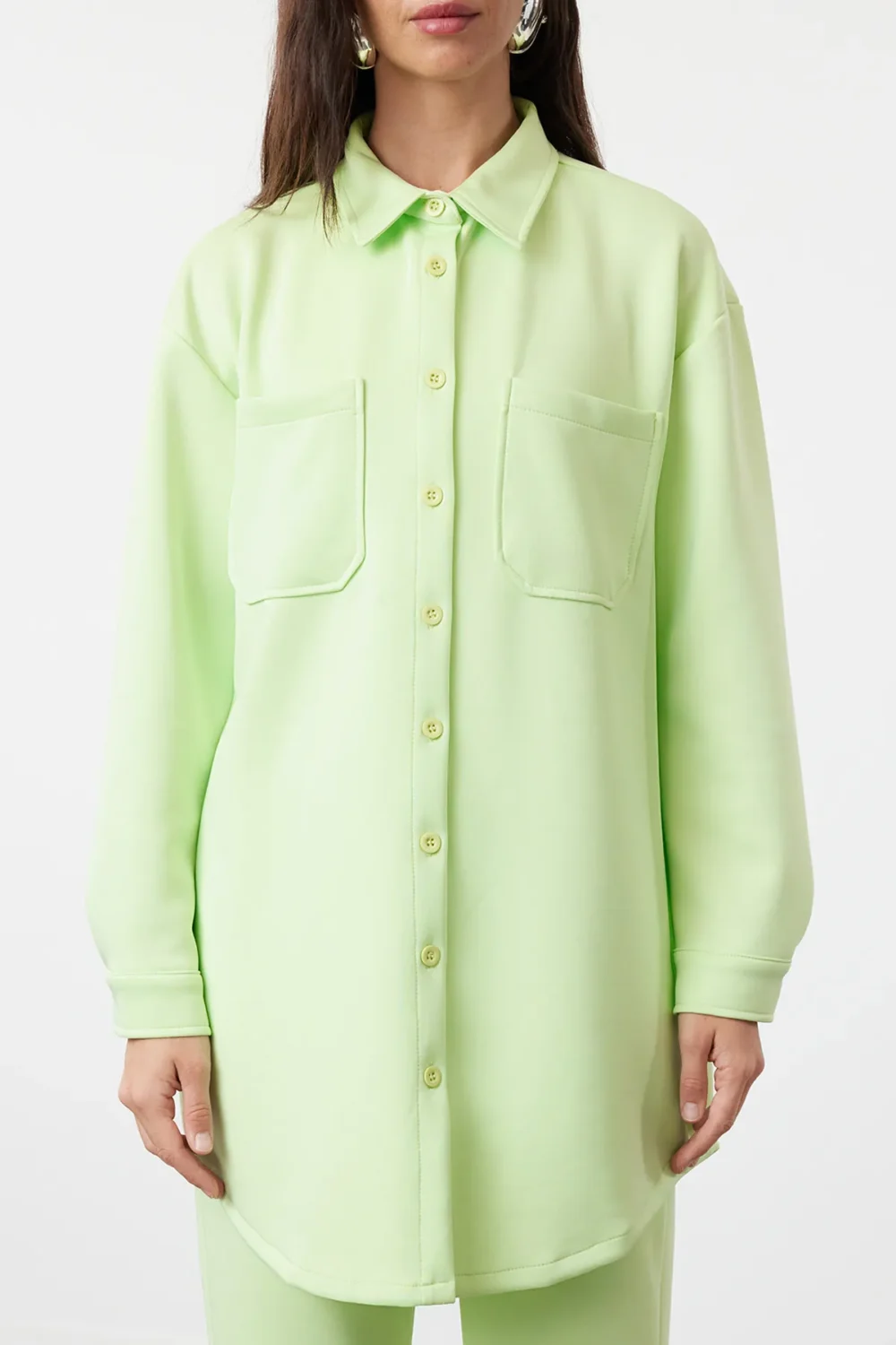 Light Green Pocket Shirt-Pants Set - Image 4