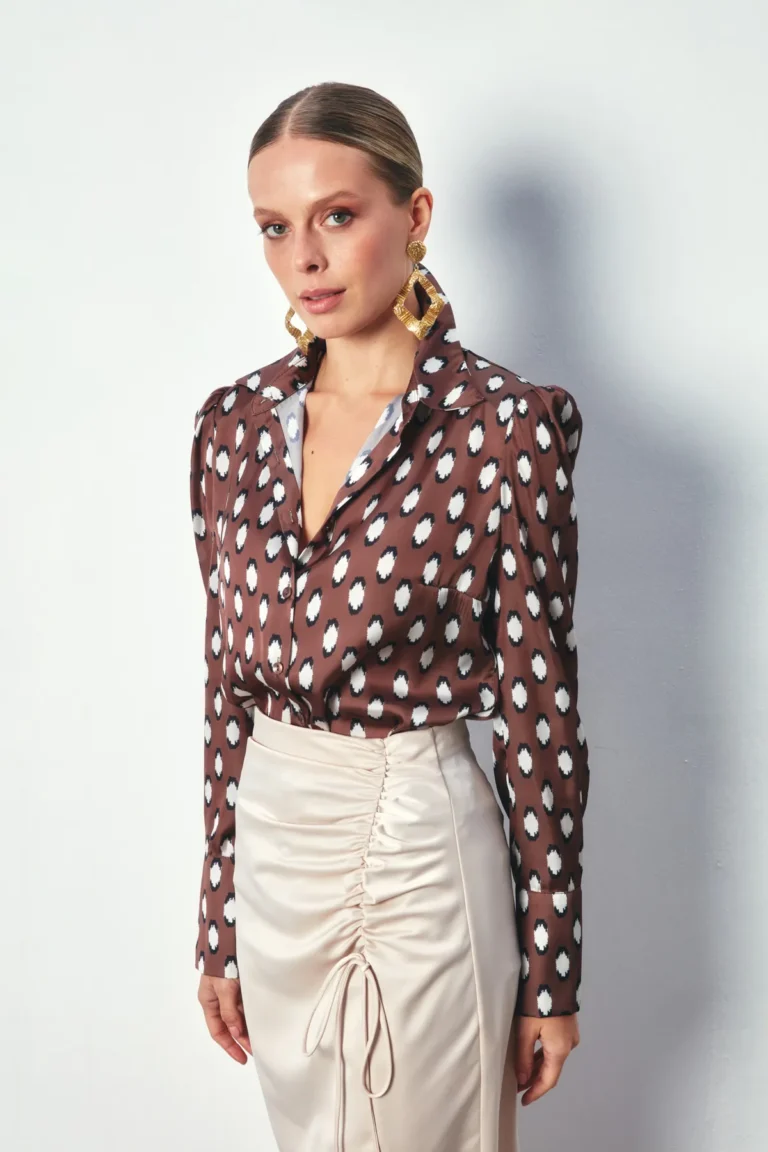 Padded Shirt - BROWN