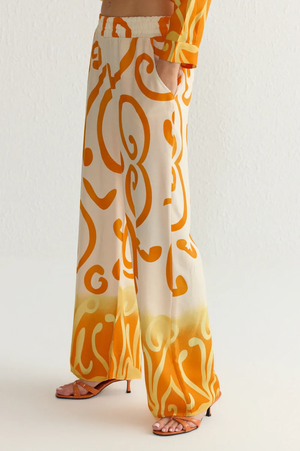 Orange Knitted Bottom-Top Set - Image 5